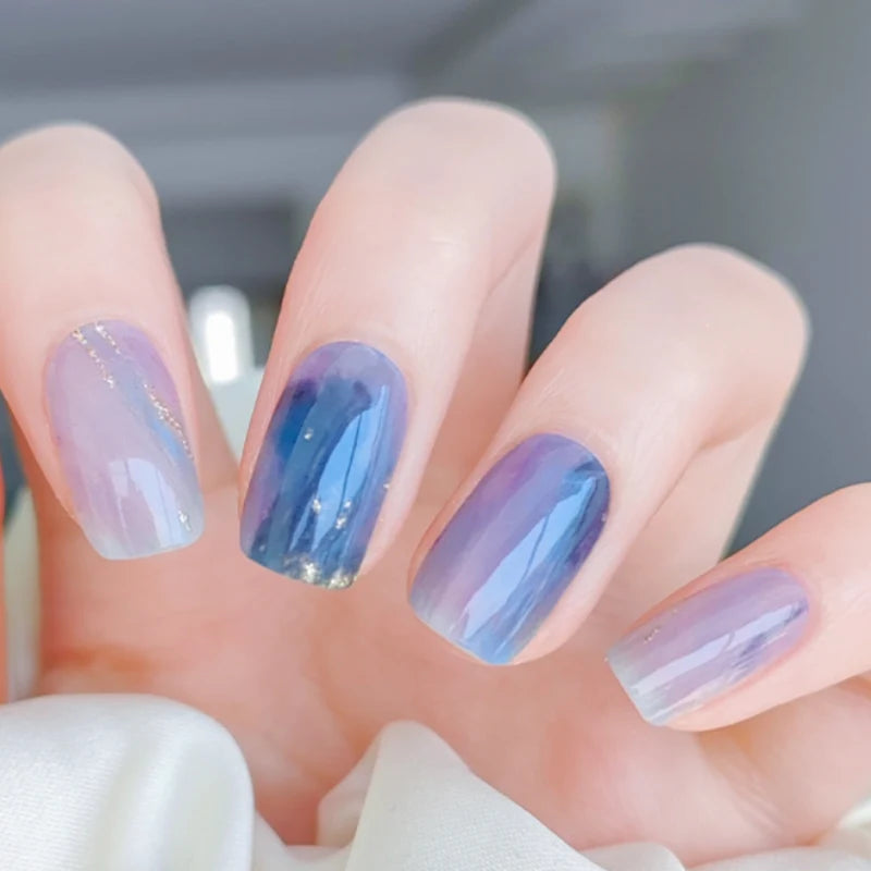 BLUE MARMOL NAILZ