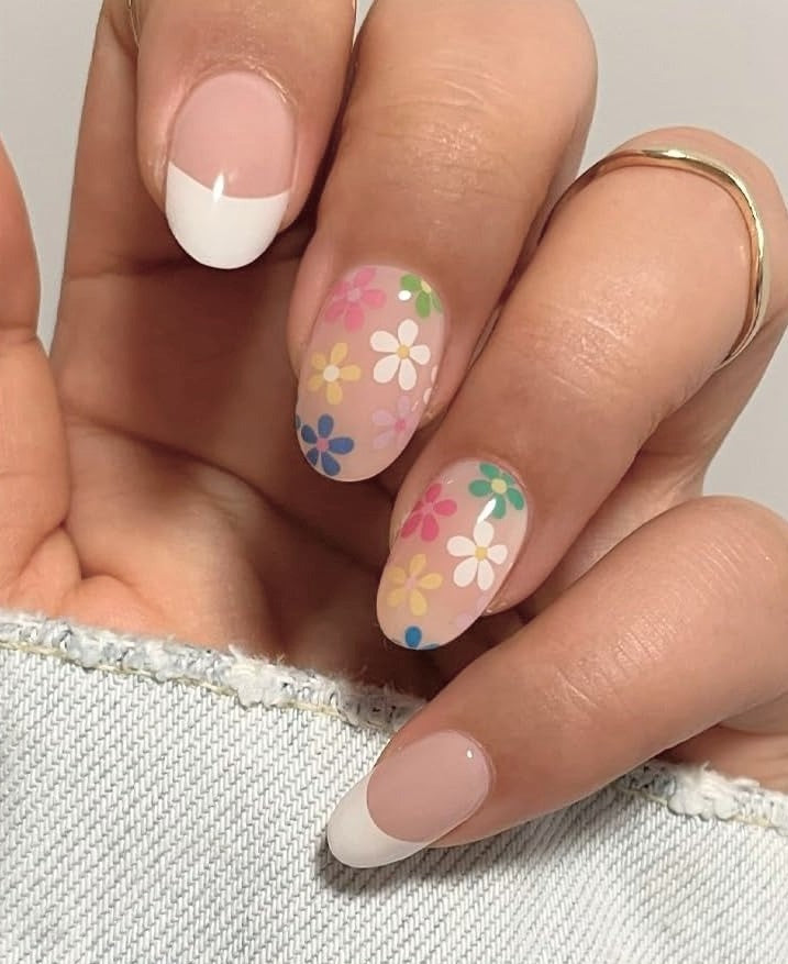 FLOWER FRENCH NAILZ