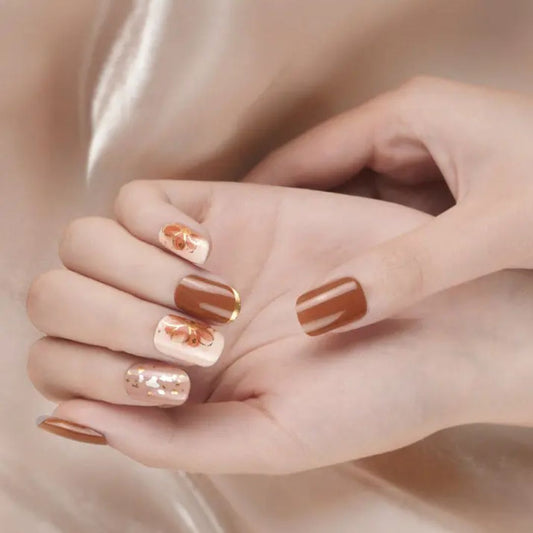 BROWN CLASSY NAILZ